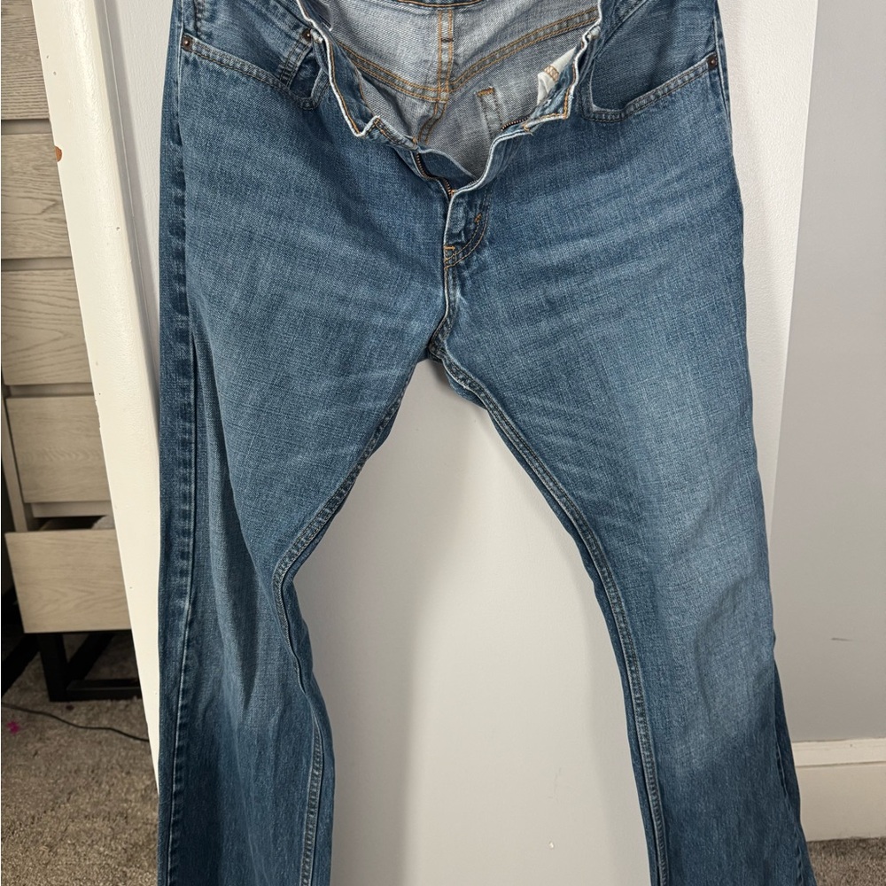 Men’s 100% Cotton Levi Strauss Classic Blue Denim Jeans